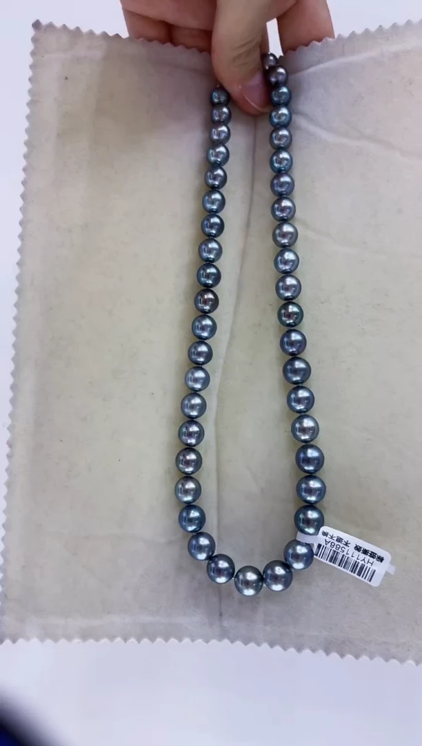 【闪购商品】海水珍珠颈饰银S925镶嵌大溪地8-11mm