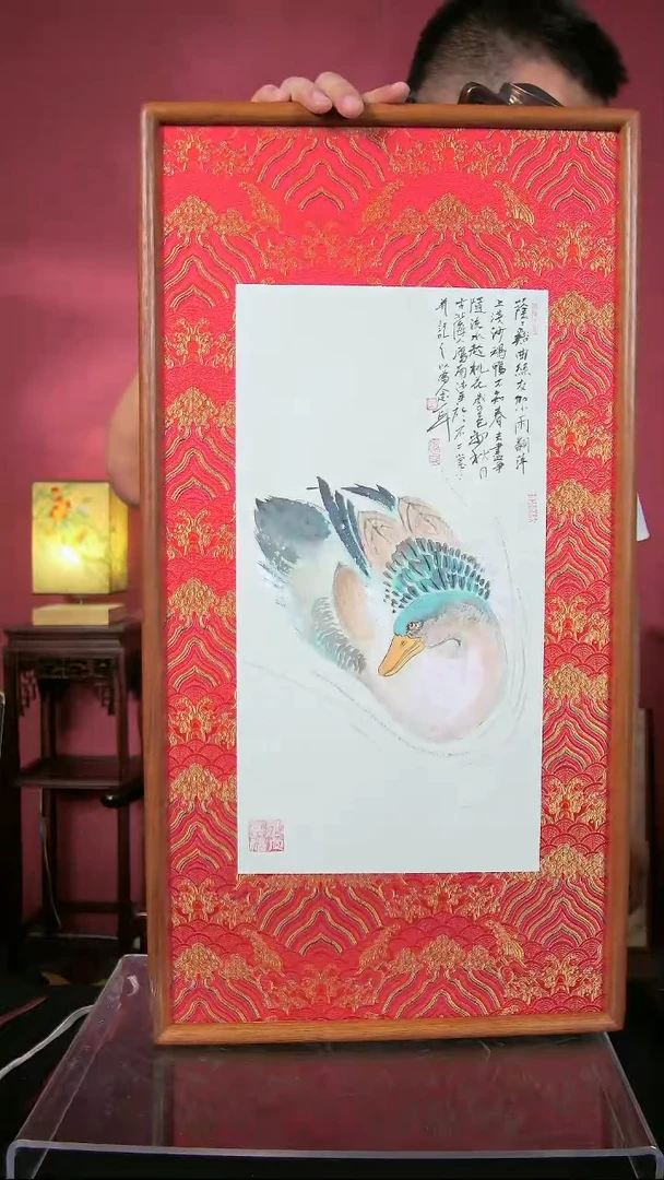 国画一画庐王强国画作品68*35 42*22