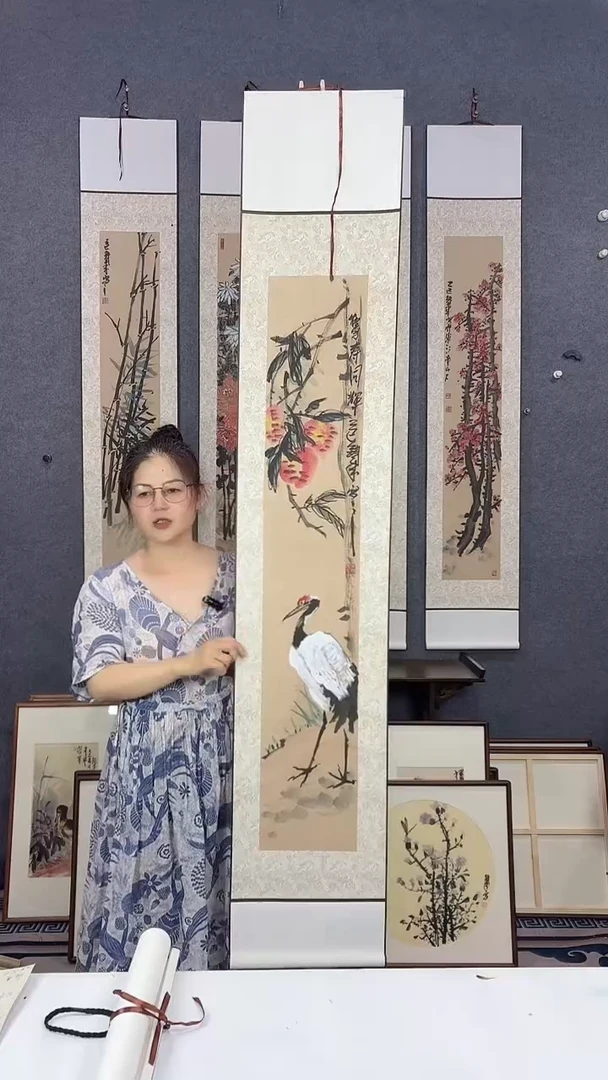 国画175*32吴铁成作品