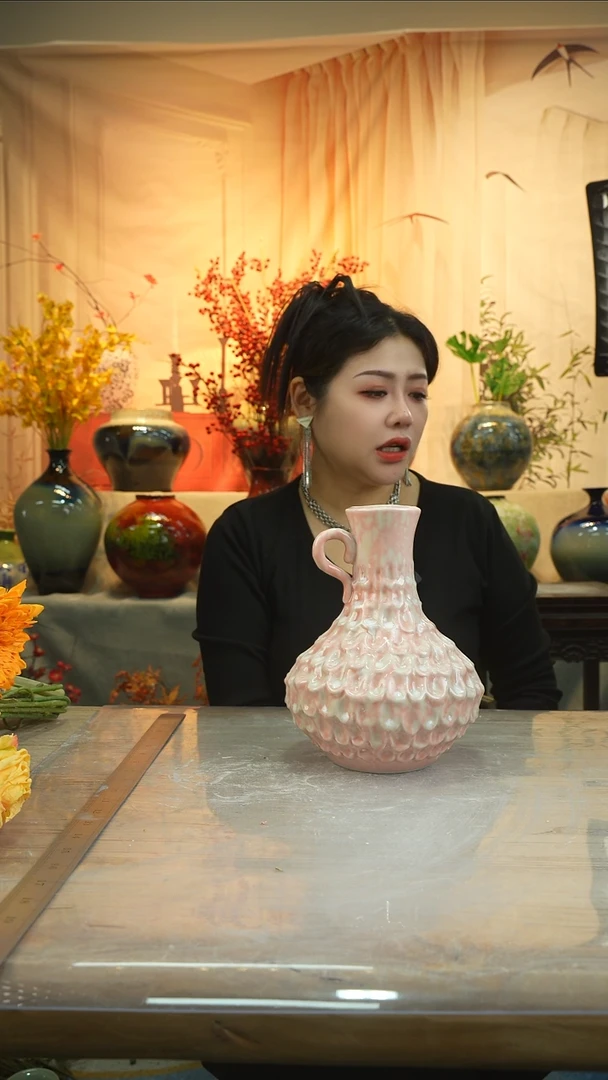 高25口7高温陶瓷花瓶