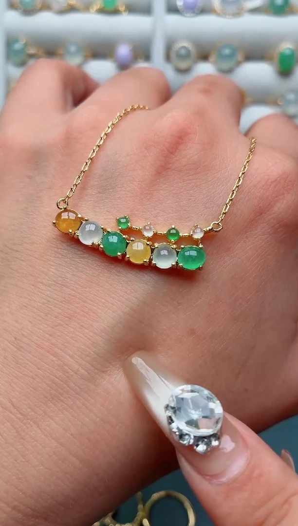 银S925镶嵌戒指翡翠.