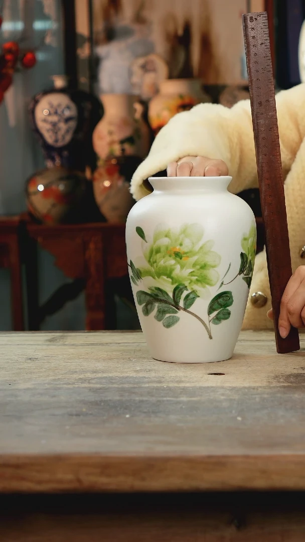 【闪购商品】瓷片景德镇纯手工釉下彩精品花瓶