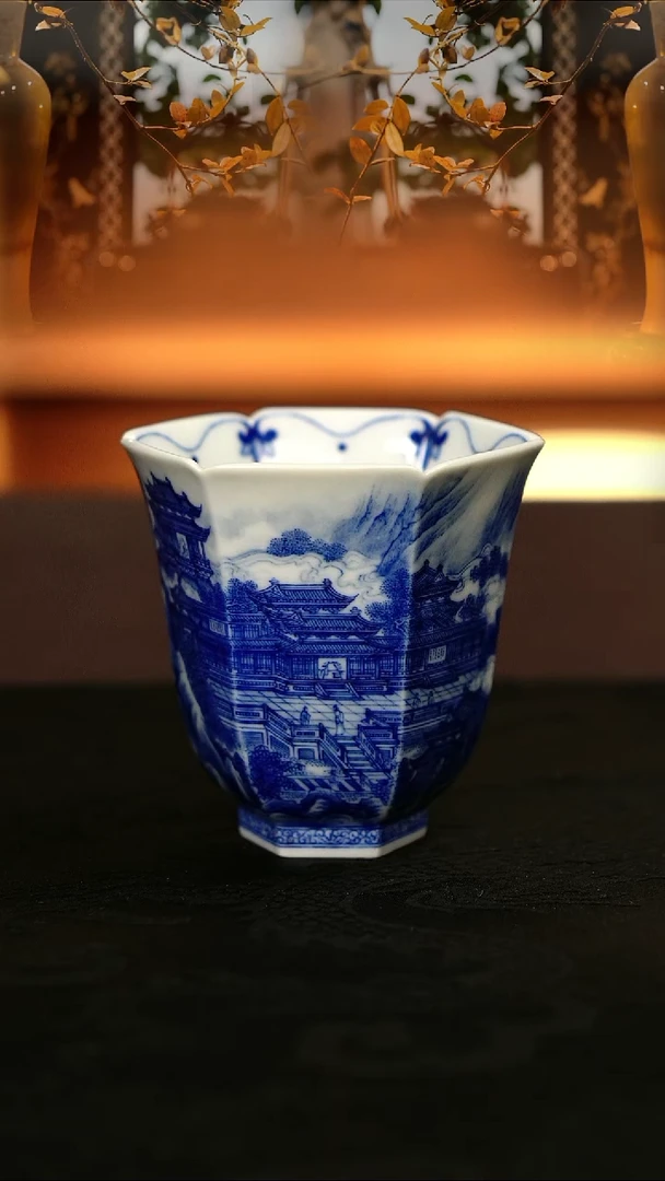 艺家仁楼阁闻香杯