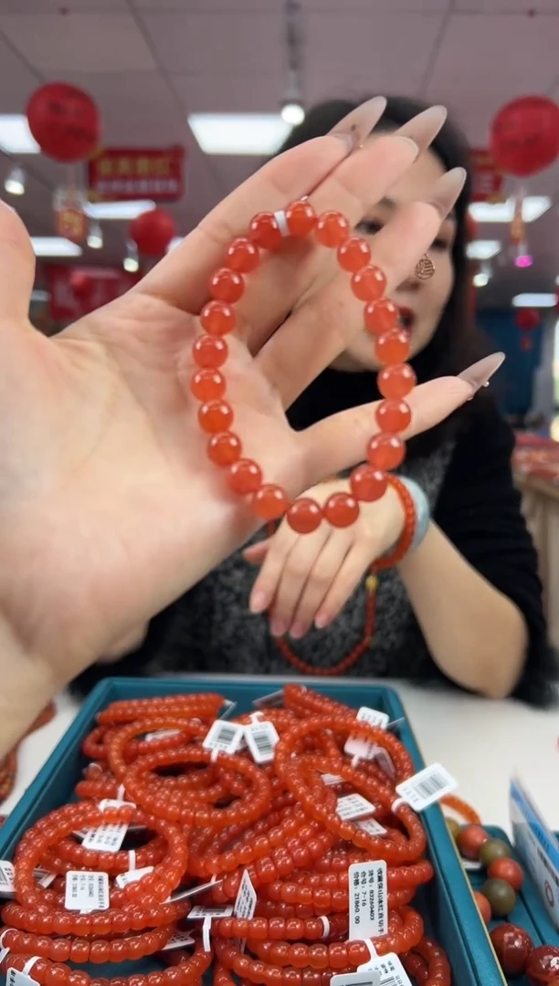 【闪购商品】南红玛瑙手串未镶嵌2.11-3-8（多样式）