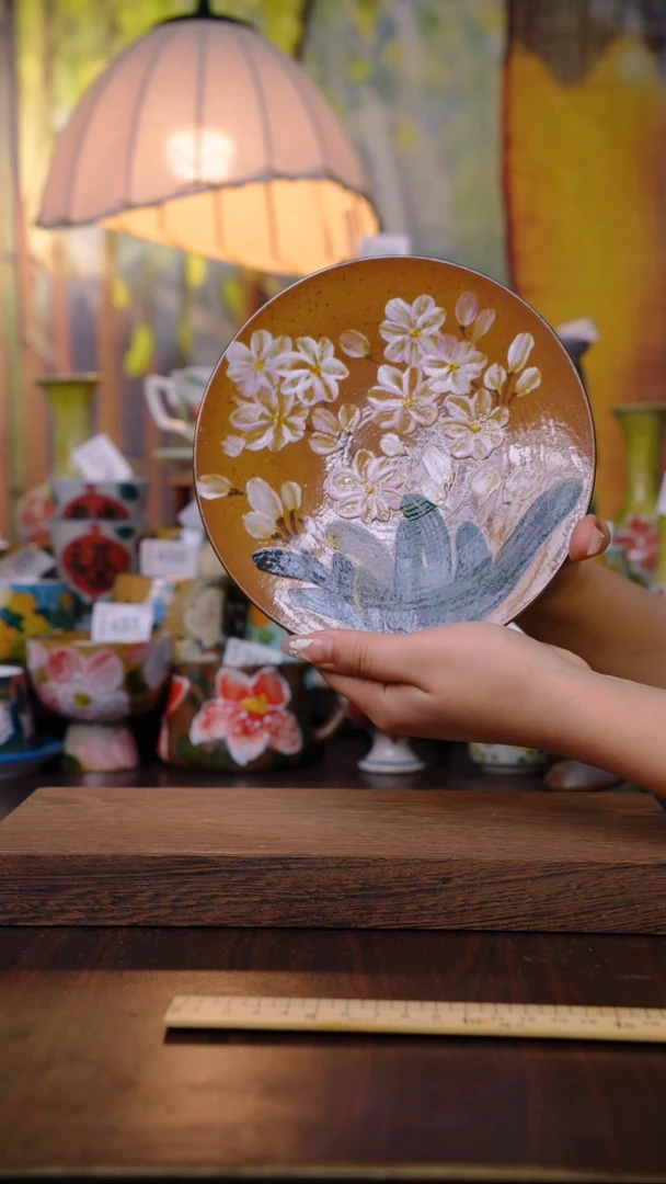 摆件泥垚手作 景德镇手工手绘器物