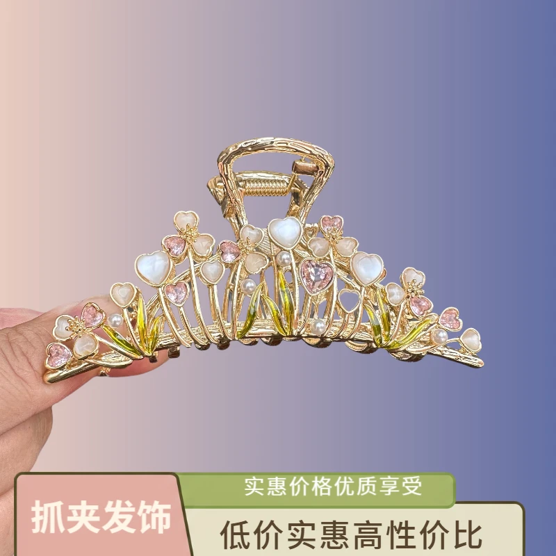 抓夹少女风女发夹头饰大抓夹发卡森系小香风气质网红2025潮款发夹