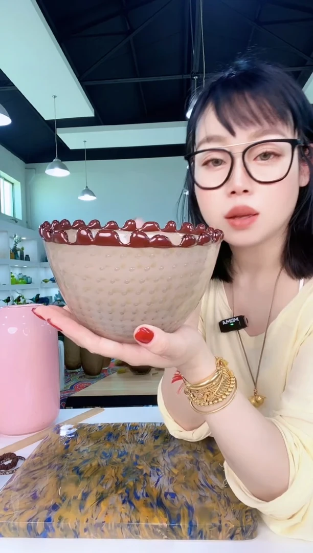 慕忆家手作琉璃花瓶