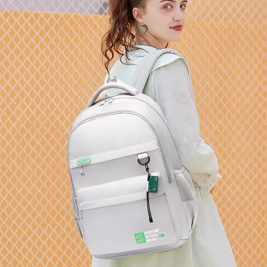 8459高端专享儿童阳光8点书包浅灰（老林专场）