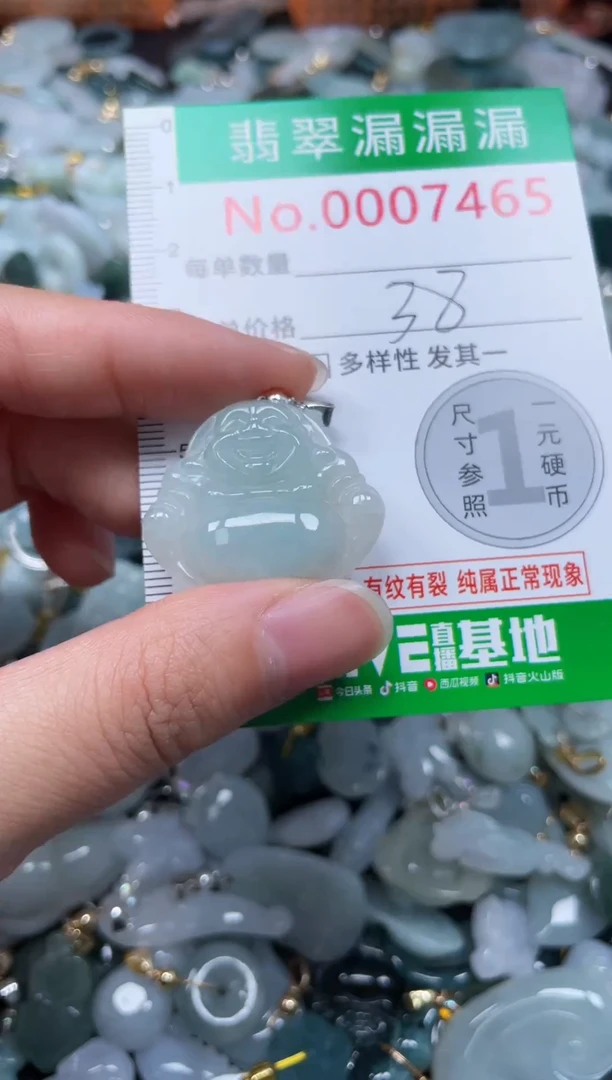颈饰未镶嵌翡翠7465