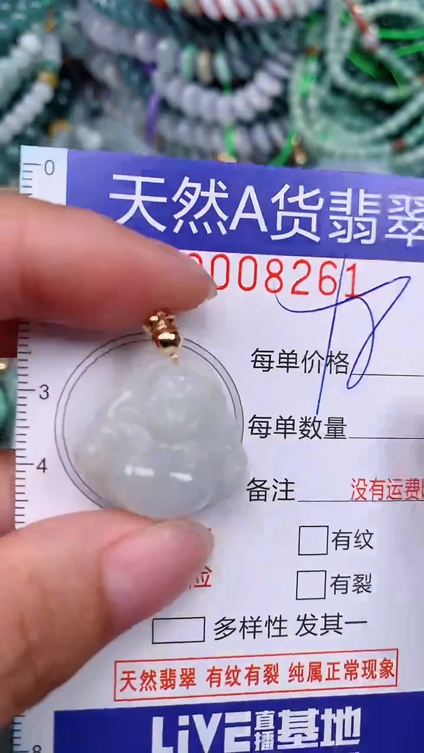 翡翠未镶嵌颈饰...0008261