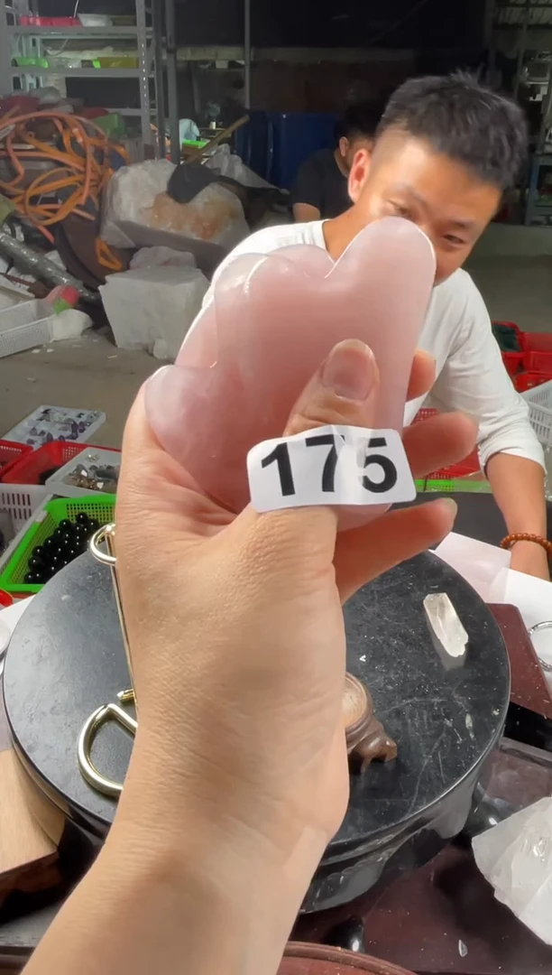 未镶嵌水晶大型摆件（非配饰）粉水晶刮痧板多样性发其一175