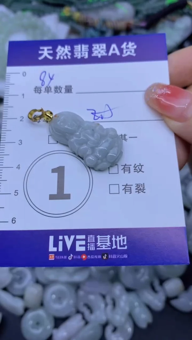 颈饰未镶嵌翡翠天然翡翠A货批量多样性发一件