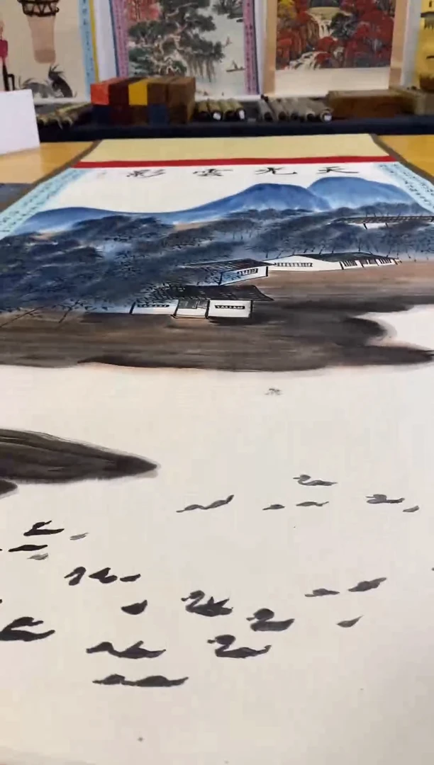 陶瓷纯手工手绘字画