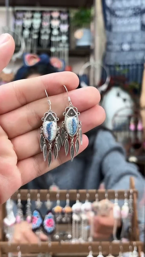 织绣民族风非遗老绣饰品271