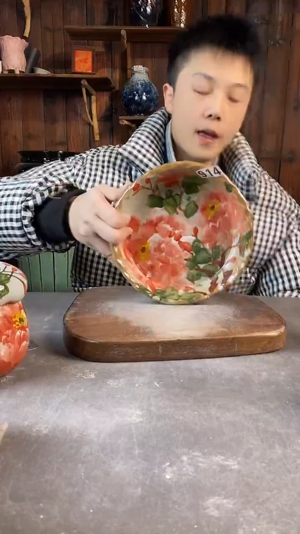 碗914手工手绘 超值福利