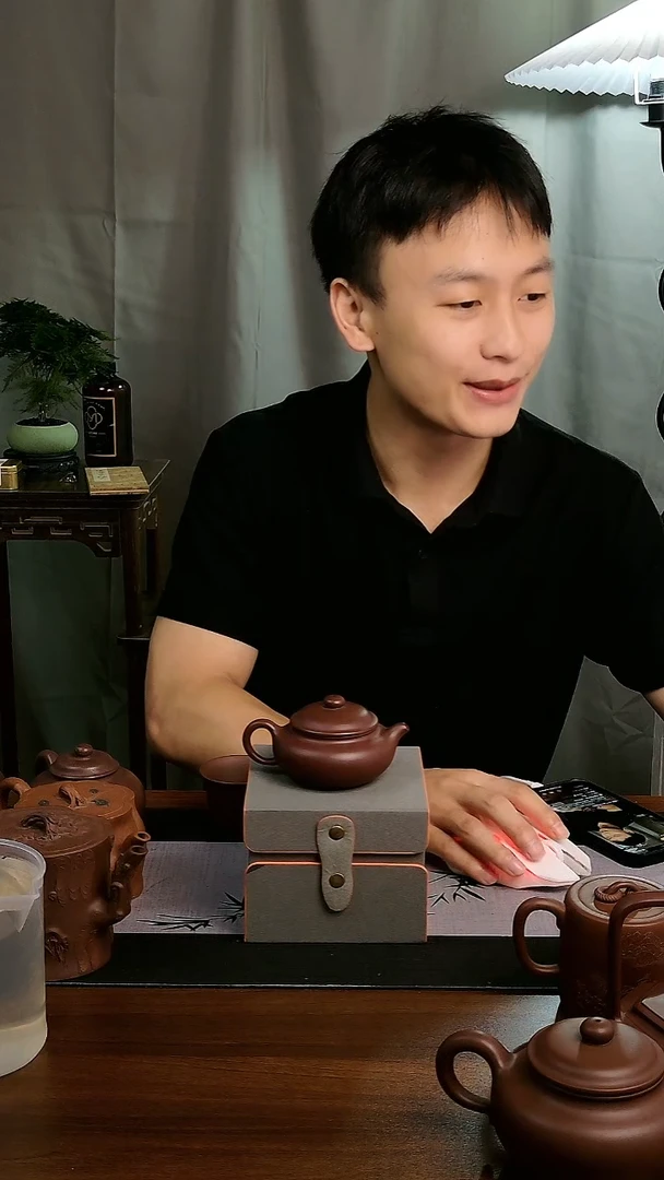 茶壶紫砂壶与茗堂原矿紫砂仿古120毫升