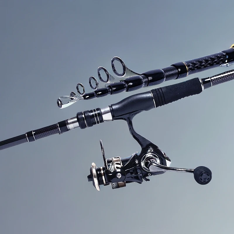 【单杆送包】微物伸缩矶钓远投碳素鱼竿纺车轮路滑竿推荐