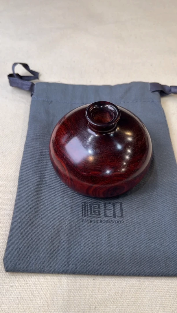 檀香紫檀（小叶紫檀）把件印度小叶紫檀 水盂