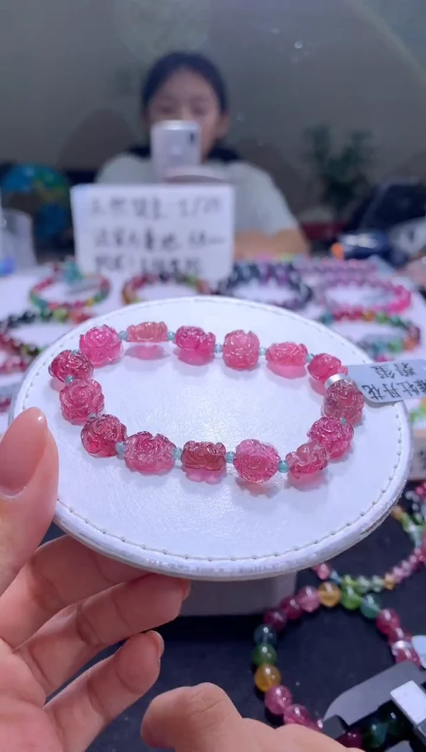 未镶嵌手串碧玺A63【天然碧玺】