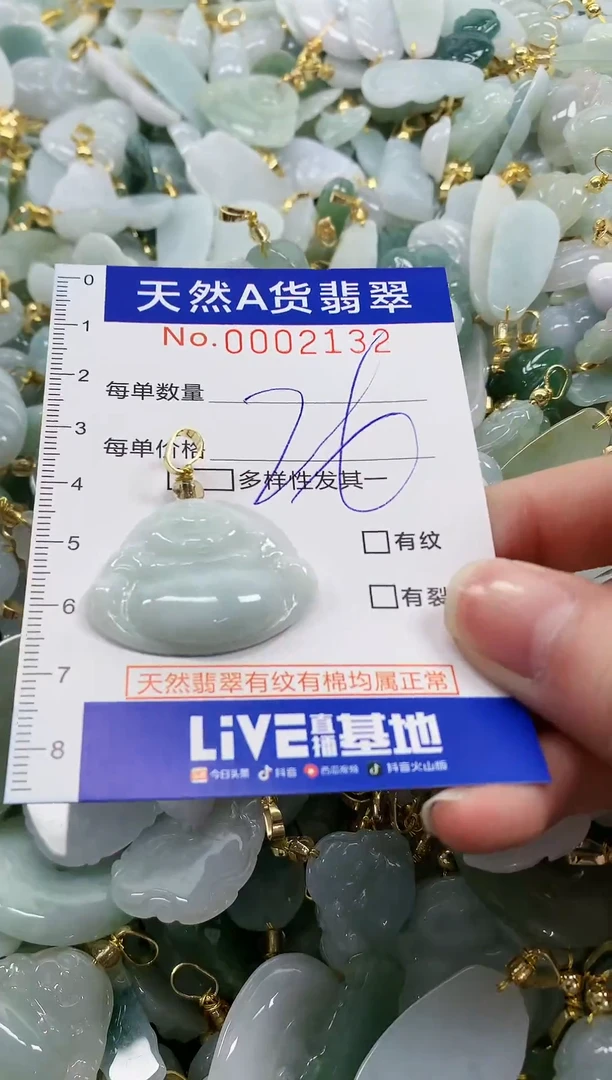 颈饰未镶嵌翡翠纯天然a货翡翠