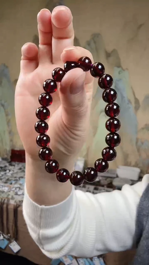 未镶嵌手串石榴石.