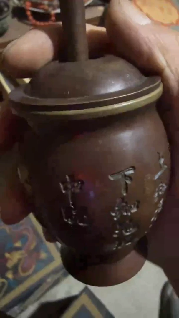 木闪电购链接精品摆件捣药罐子