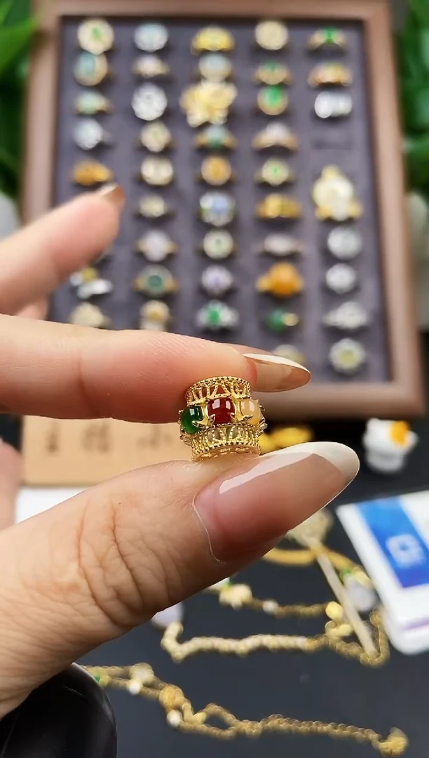 颈饰银S925镶嵌翡翠12