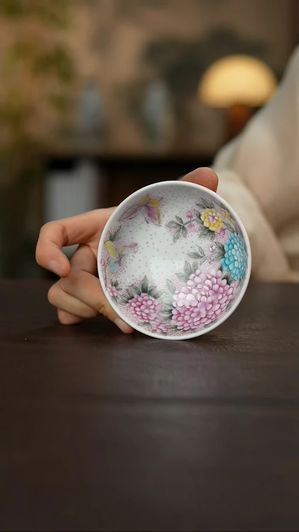 杯景德镇陶瓷杯碗柴烧多人