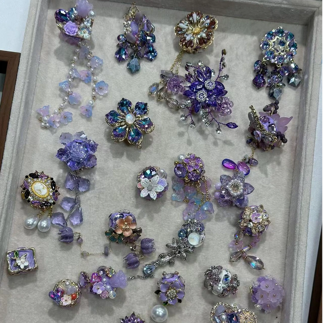 【小份单款】序列A101-A200定制重工珠穿珠笔斜挎链-DIY配饰配件