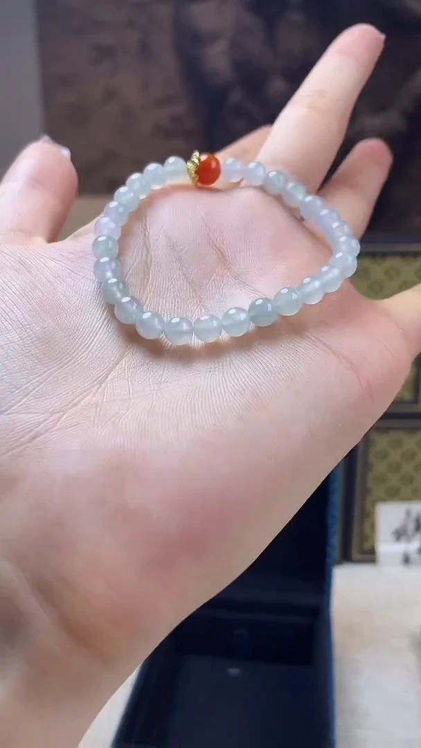 未镶嵌手串翡翠珠串