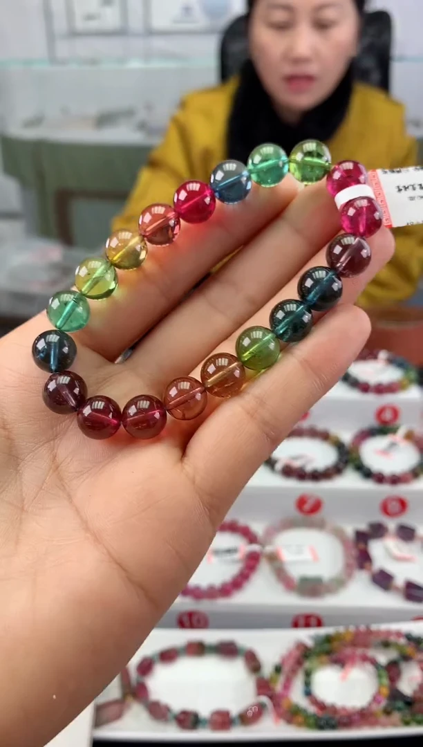 未镶嵌手串碧玺 多样性发一条