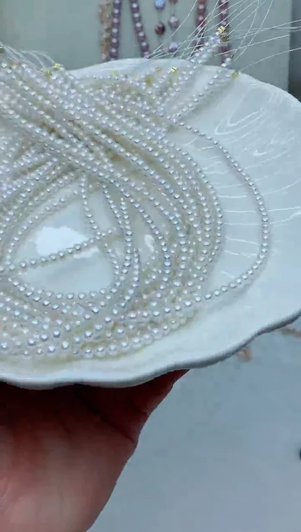 颈饰未镶嵌淡水珍珠多样性发其一【非无瑕】不做扣