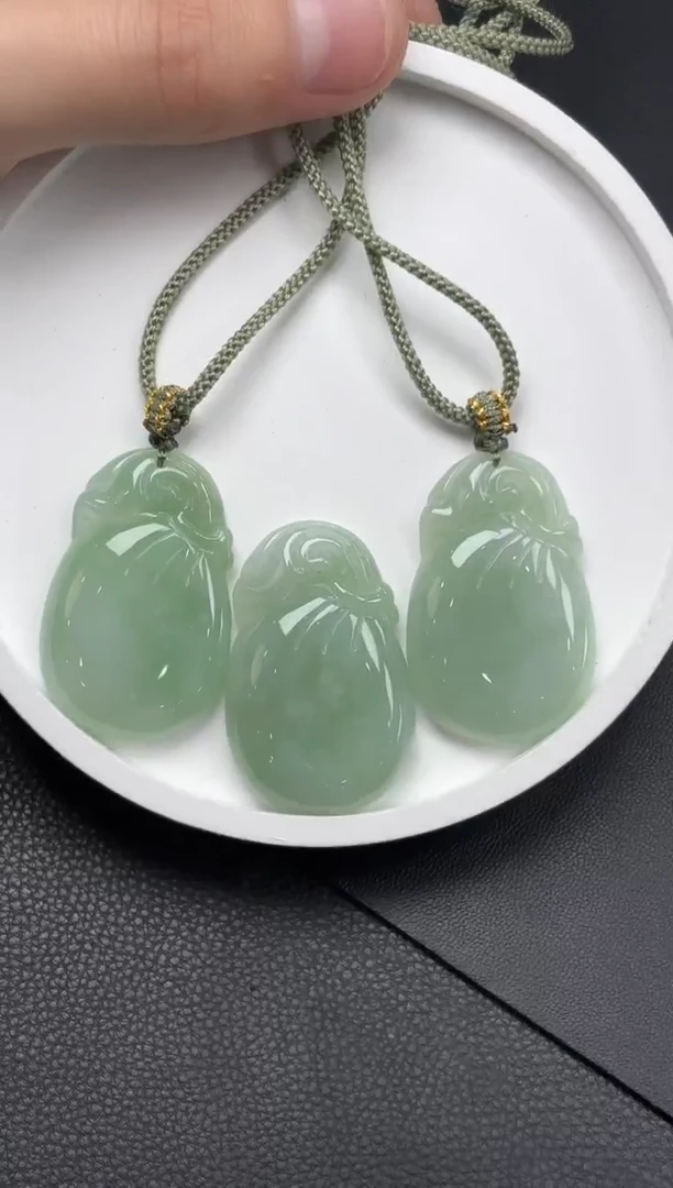 未镶嵌挂件翡翠钱袋/多样性发一件