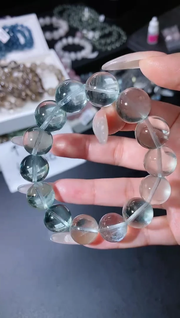 手链未镶嵌萤石627.5绿萤石手串 多样性发其一 微色差