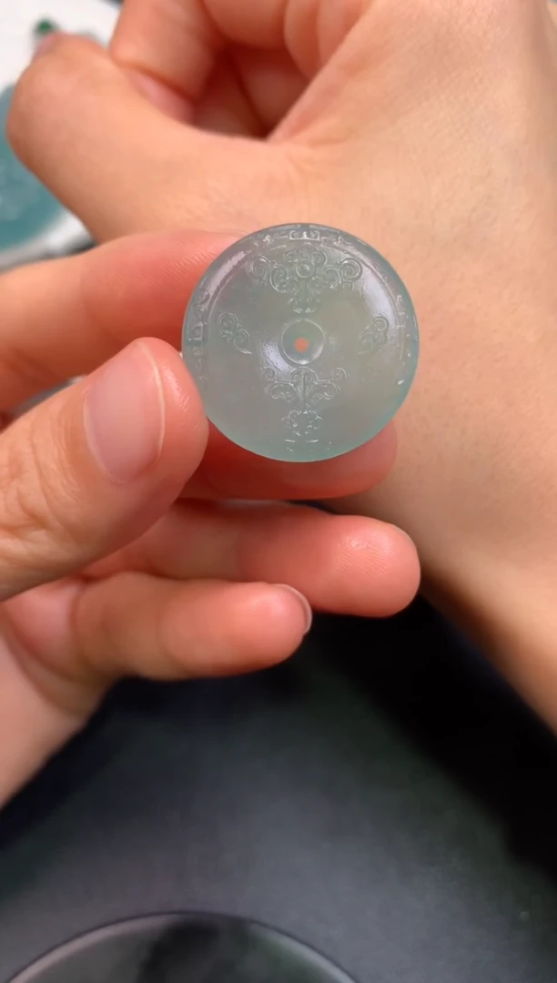 定制翡翠未镶嵌0013111313（23*4.6）