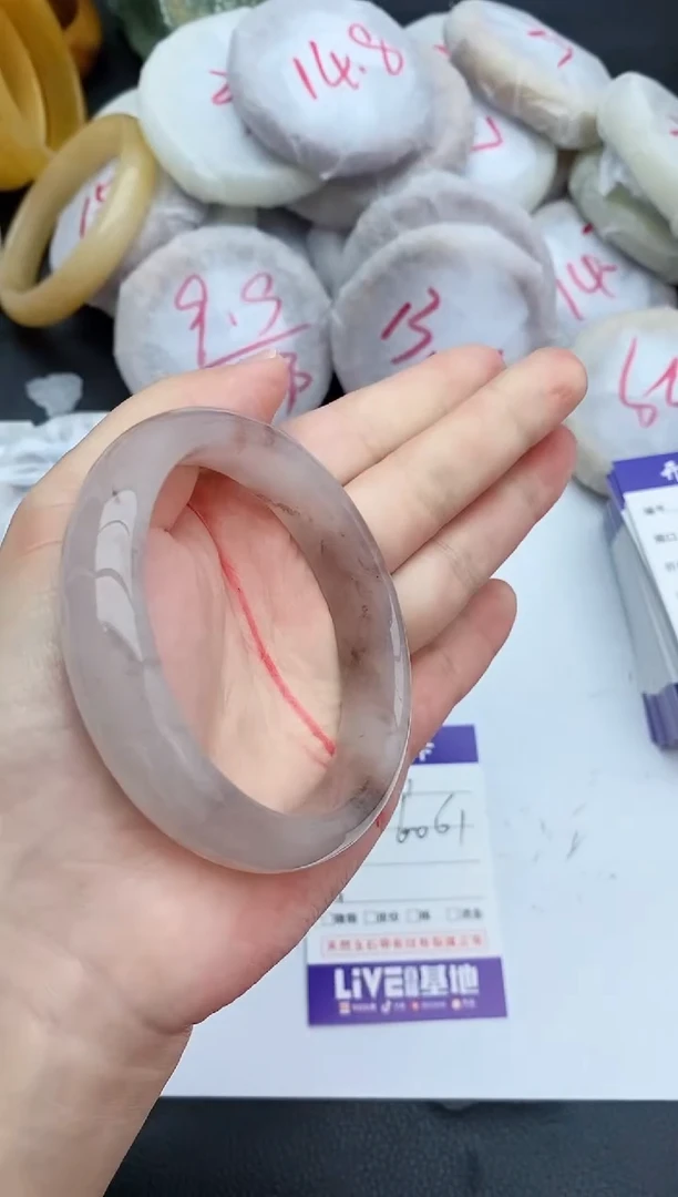 未镶嵌手镯石英质玉17+60/61