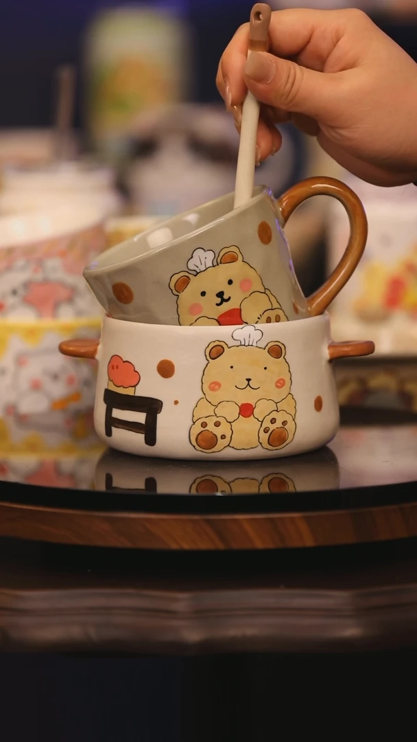 【闪购商品】摆件景德镇釉下彩绘设计师款式陶瓷