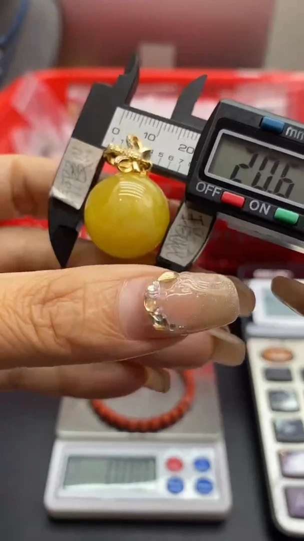 琥珀银S925镶嵌珠宝奇石384