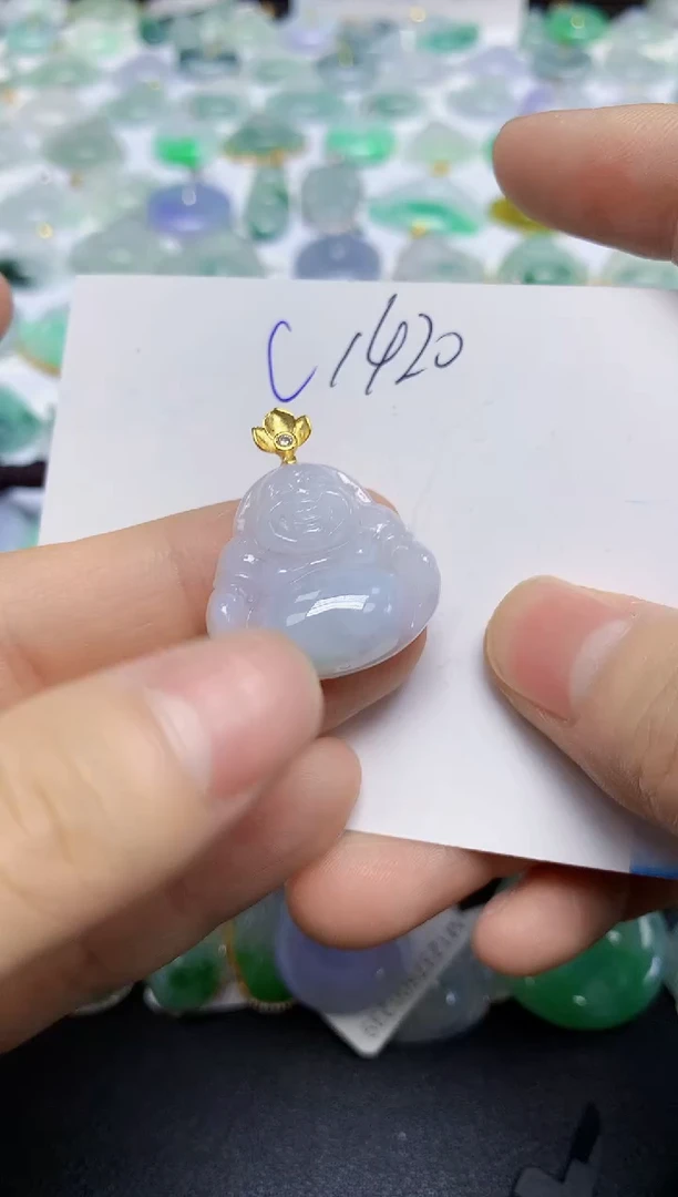 颈饰未镶嵌翡翠天然缅甸翡翠A货翡翠百元以上9元证书费自理