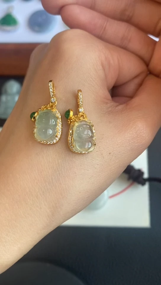 颈饰未镶嵌翡翠多样性发其一~