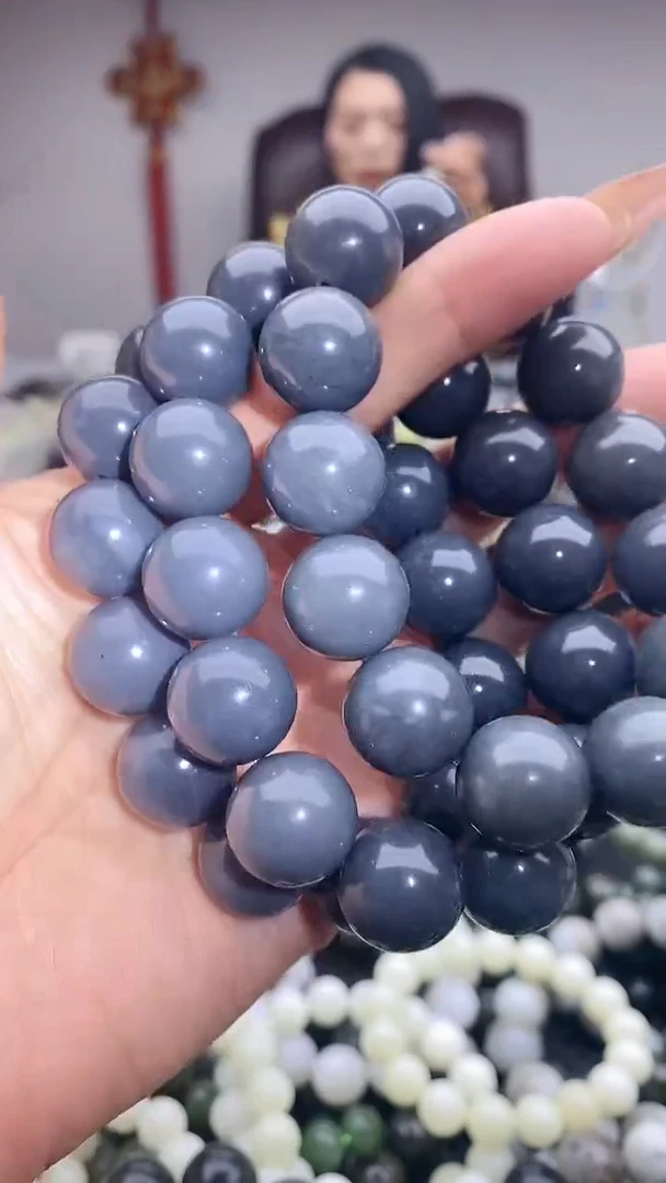 手链未镶嵌和田玉16莫兰迪拍一发一