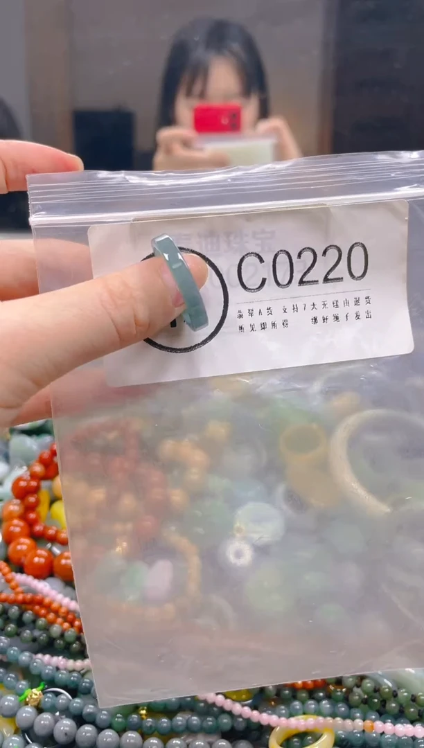 翡翠未镶嵌颈饰20圈/C/翡翠A货一图一物