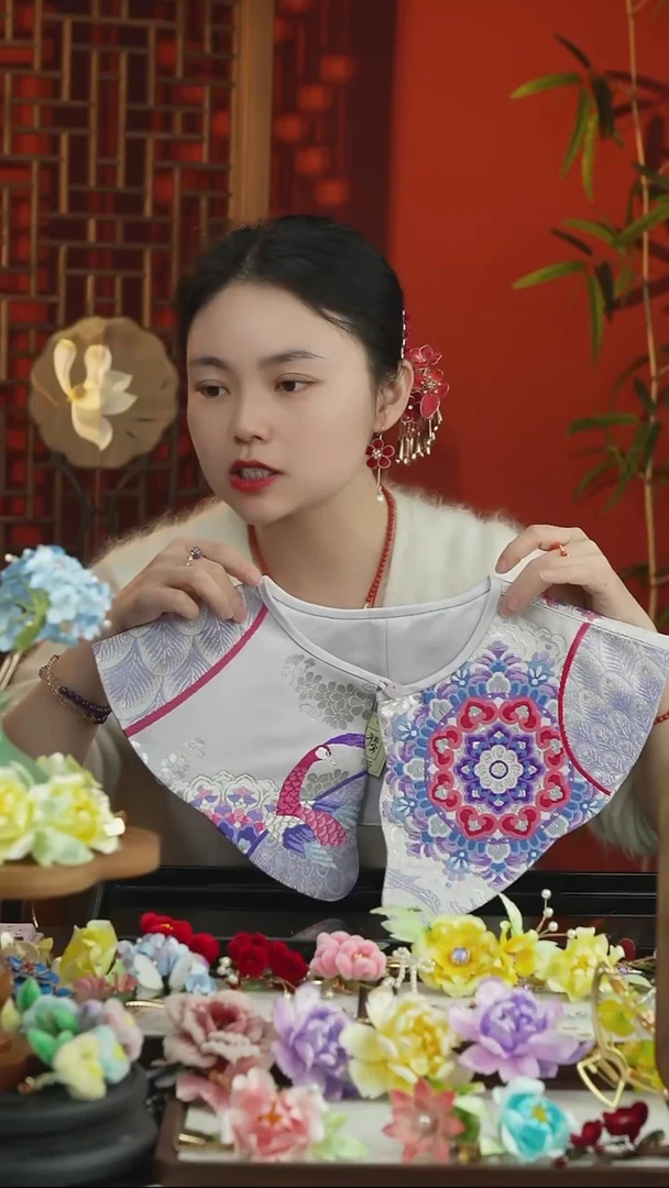 刺绣闪购纯手工非遗国风饰品