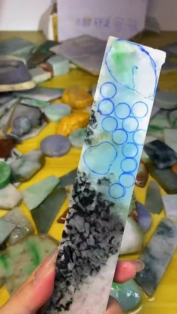 散珠翡翠天然缅甸翡翠A货35