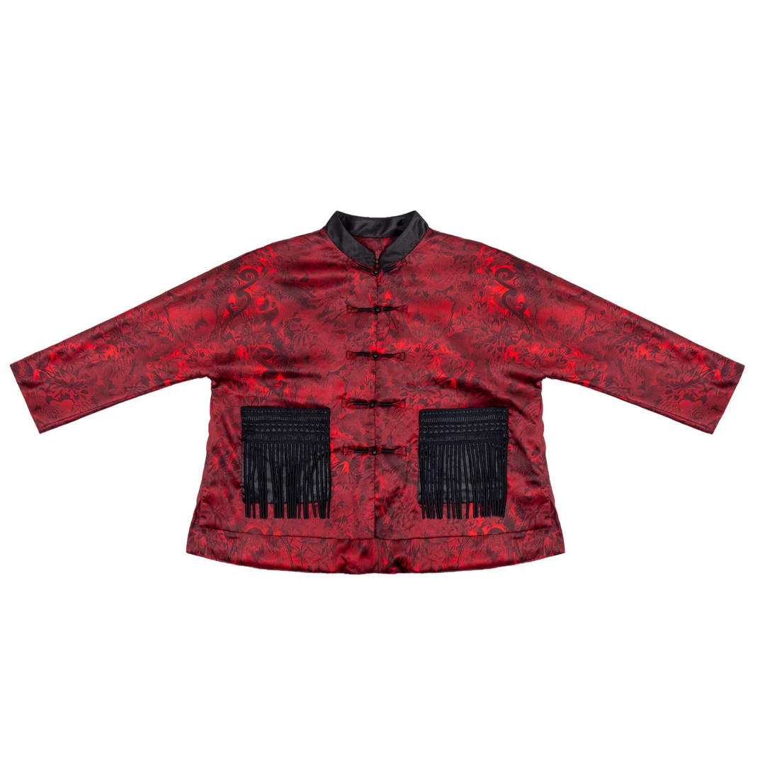 朱总原创设计L24Y-4C120设计款薄棉外套