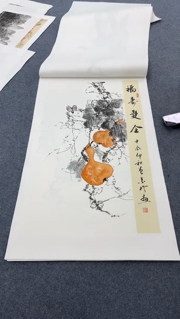国画葫芦写意同类型随机