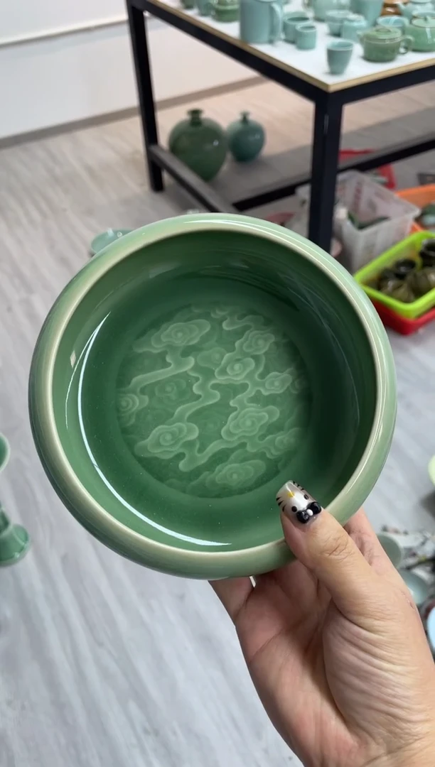 瓷特价福利 微瑕 慧仙青瓷