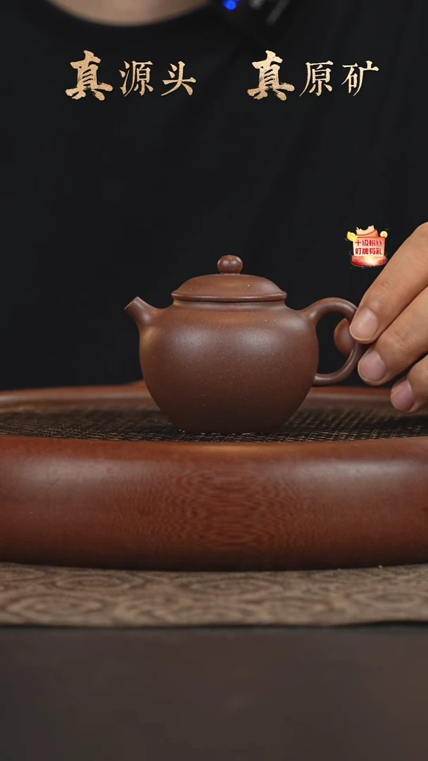 茶壶紫砂24a08底槽青莲子130cc