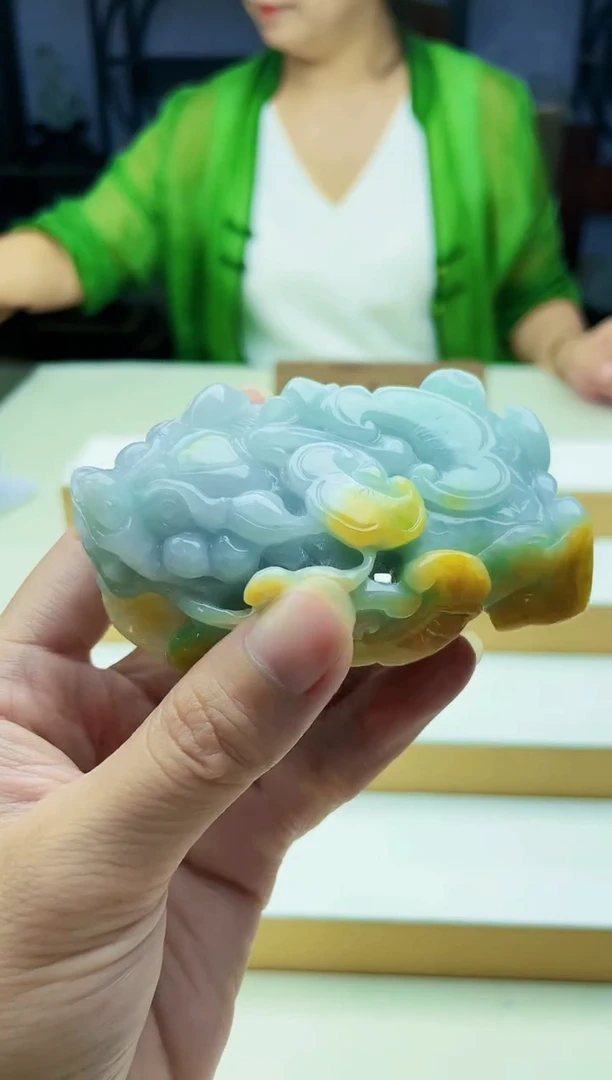 未镶嵌定制翡翠毛货08270361