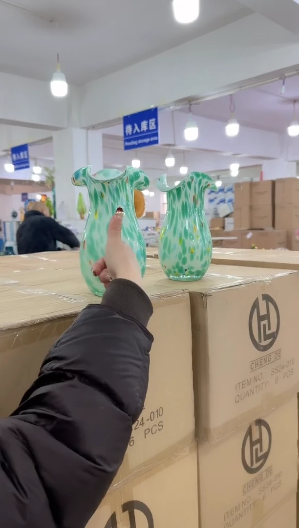 【闪购商品】琉璃迪喜花器-f-早12